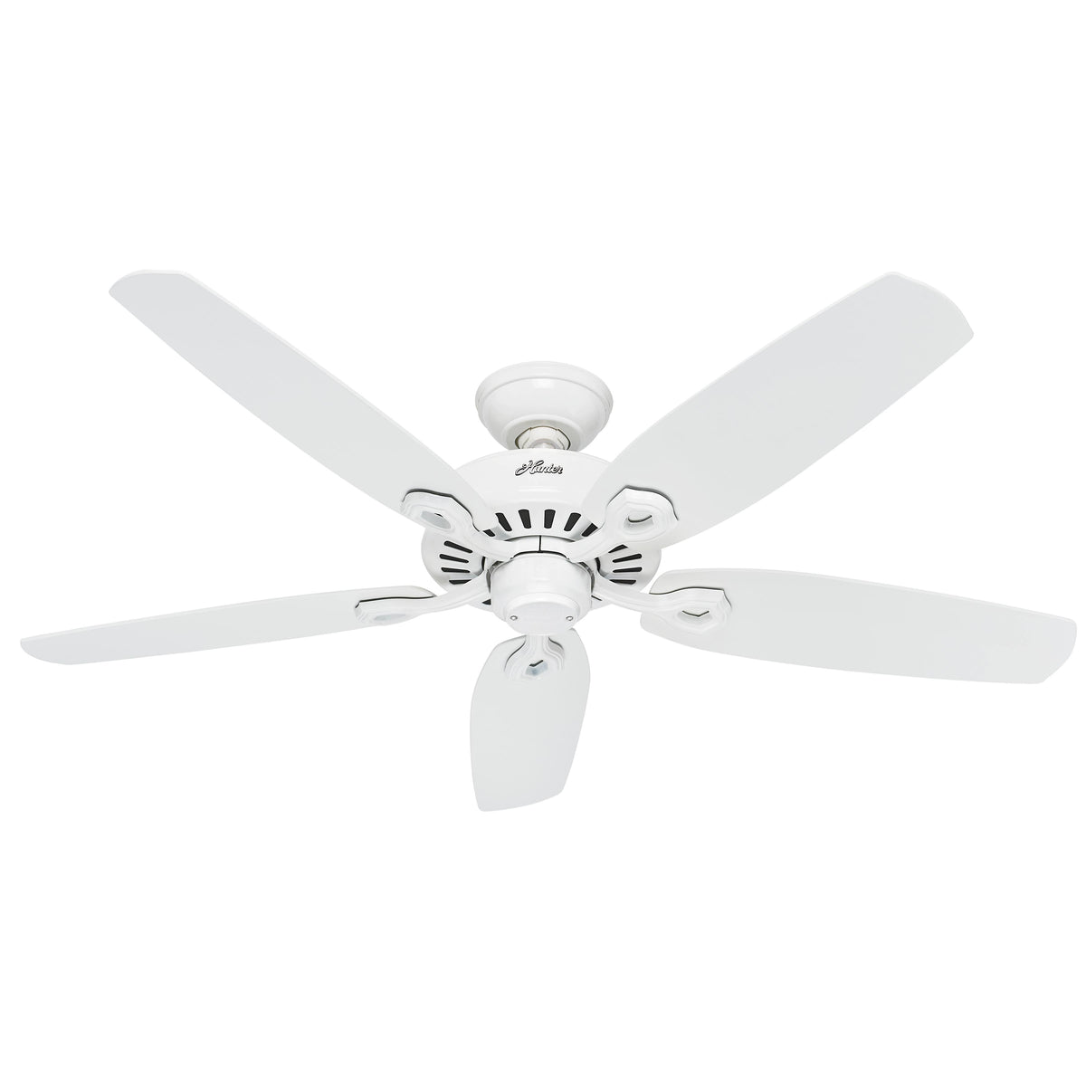 Hunter Builder Elite Energy Star 52" Ceiling Fan Snow White Snow White Blades